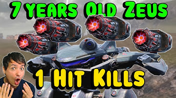 7 jaar oud: ZEUS ONE SHOT doodt in CRISIS - War Robots Mk3 Gameplay WR