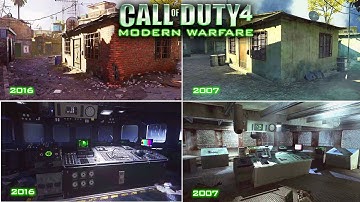 COD4 Remastered PS4 Graphics Vs PS3 / Xbox 360! (Call of Duty 4: Modern Warfare Remastered)