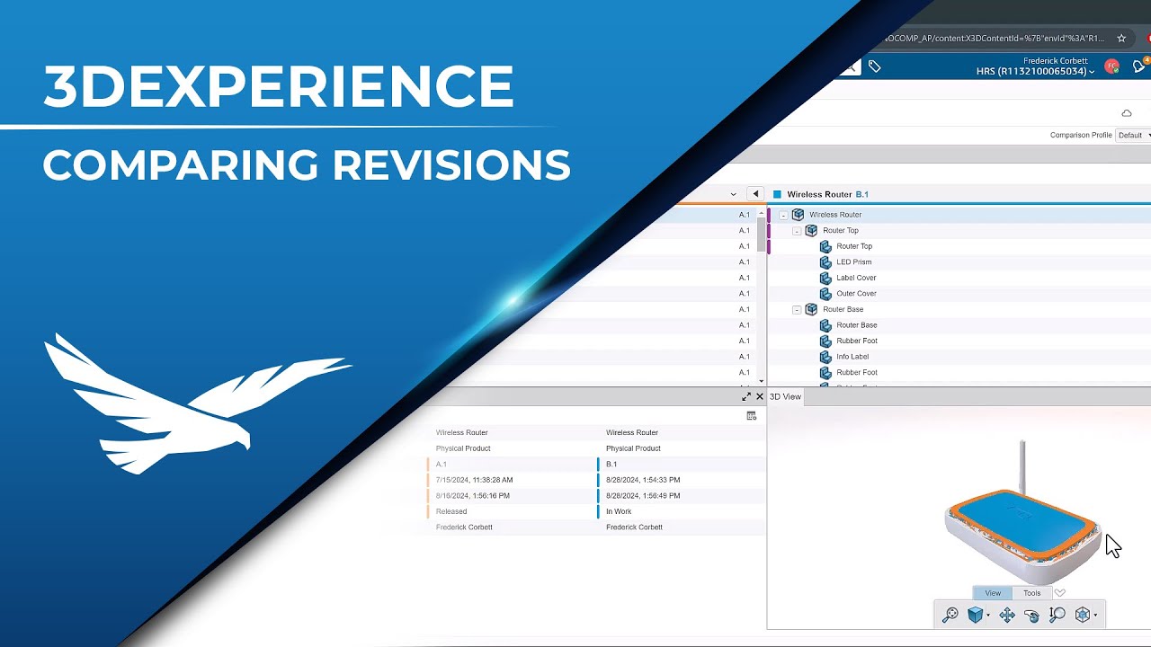 Comparing Revisions on the 3DEXPERIENCE Platform - YouTube
