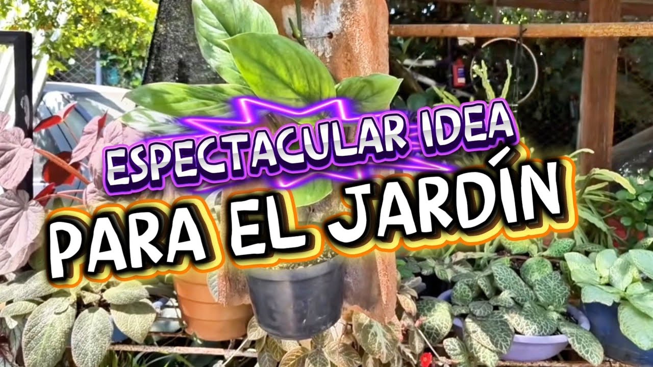 Espectacular IDEA con TEJAS para el JARDIN/Liliana Muñoz
