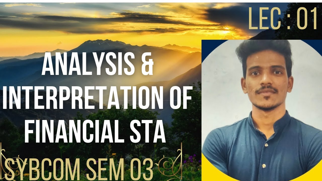 SYBCOM Vertical Income Statement Management Accounting - Lec 01 SYBCOM SYBAF || Altamash sir