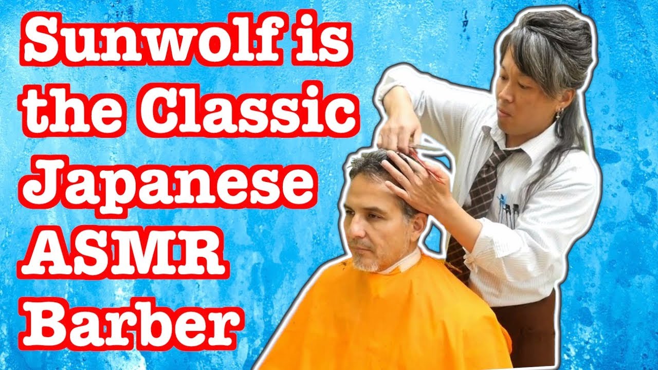 Ultimate ASMR Barber in Japan w/ Mr. Miwa! @  Izumi SunWolf Barber #asmr #barbershop #japanesebarber