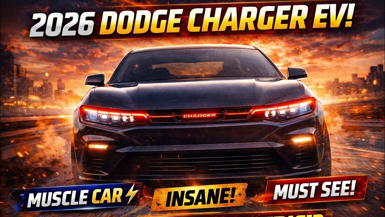 2026 Dodge Charger EV Is INSANE! Muscle Car Fans Won’t Believe This ⚡🔥