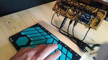 Some nice Tintinnabuli patch. DIY Axoloti triggered by Sensel Morph.