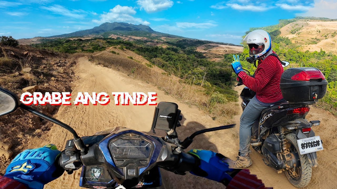 Honda CLICK125 V3 Pinang Trail sa Bundok LAKI BEACH To Quinawan