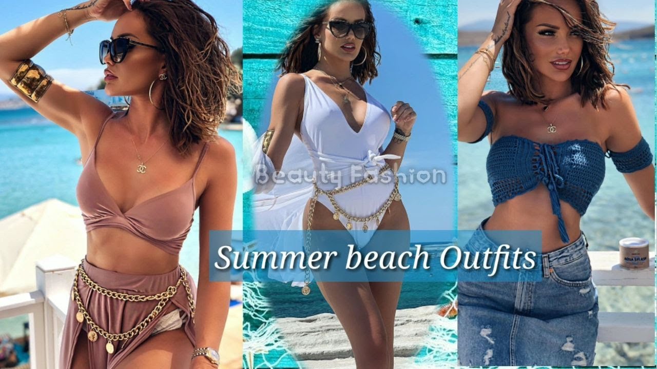 Outfits de Playa Trajes de Baño 2020🏝️ Summer Beach Outfits🏝️ Moda Tendencias verano 2020 YouTube