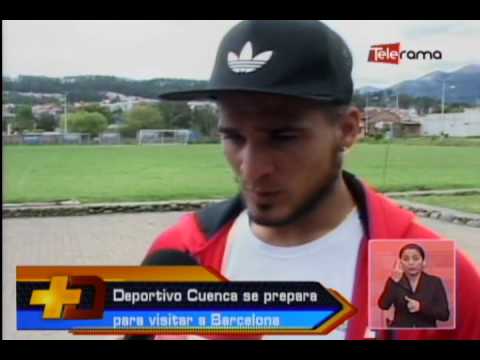 Deportivo Cuenca se prepara para visitar a Barcelona