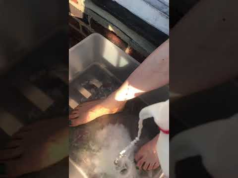 Milk Bath for Happy Feet