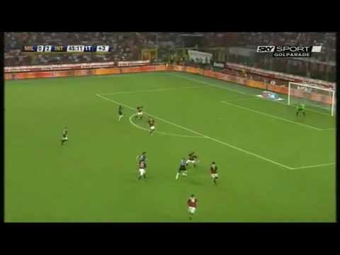 Milan Inter 0-4 Serie A 29/08/09 Highlights Sintesi 2a giornata Sky Sport HD