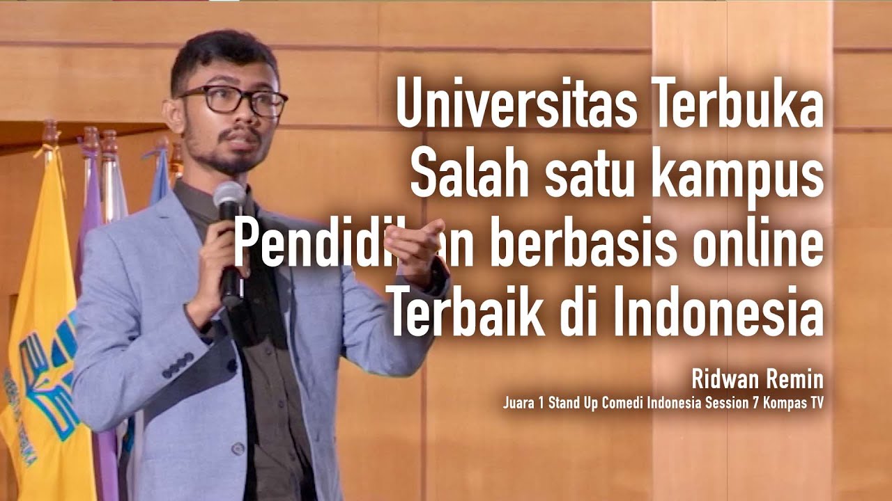 Ridwan Remin - Universitas Terbuka Salah satu kampus pendidikan berbasis online terbaik di Indonesia