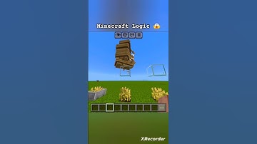 Minecraft Logic be like...😱 #minecraft #gaming #shorts #viralvideo #youtube #feed #memes #logic #yt