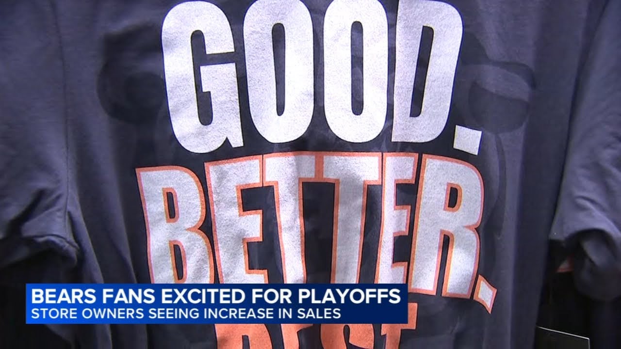 Chicago Bears fan excitement helping local businesses as team prepares for regular season finale