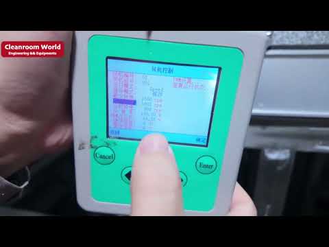 Explosion Proof FFU factory testing voltage airflow vibration video