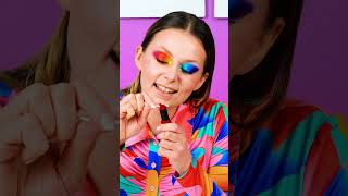 Can You Believe She Tried Edible Lipstick? 😲 | Fun DIY Cola Lipstick Challenge #shorts