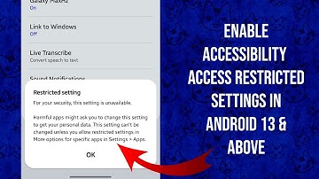 Android 13 & 14 Accessibility Access Restricted Setting Enable or Bypass | Without Root & Computer