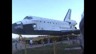STS-134 Endeavour Rolls Over To the VAB at KSC for Launch, various scenes