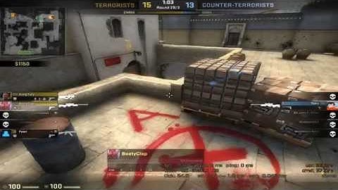 **MUST WATCH** EPIC AWP 360 NO SCOPE KILL THROUGH SMOKE END OF ROUND WIN (CS:GO)
