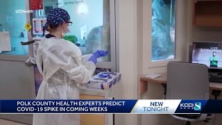 Health expert predicts COVID-19 spike in coming weeks