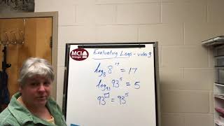Evaluating Logarithms - Video 3