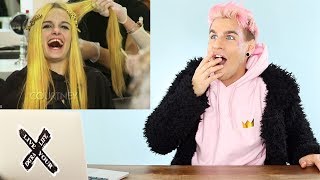 Hairdresser Reacts To Americas Next Top Model Makeovers S.22