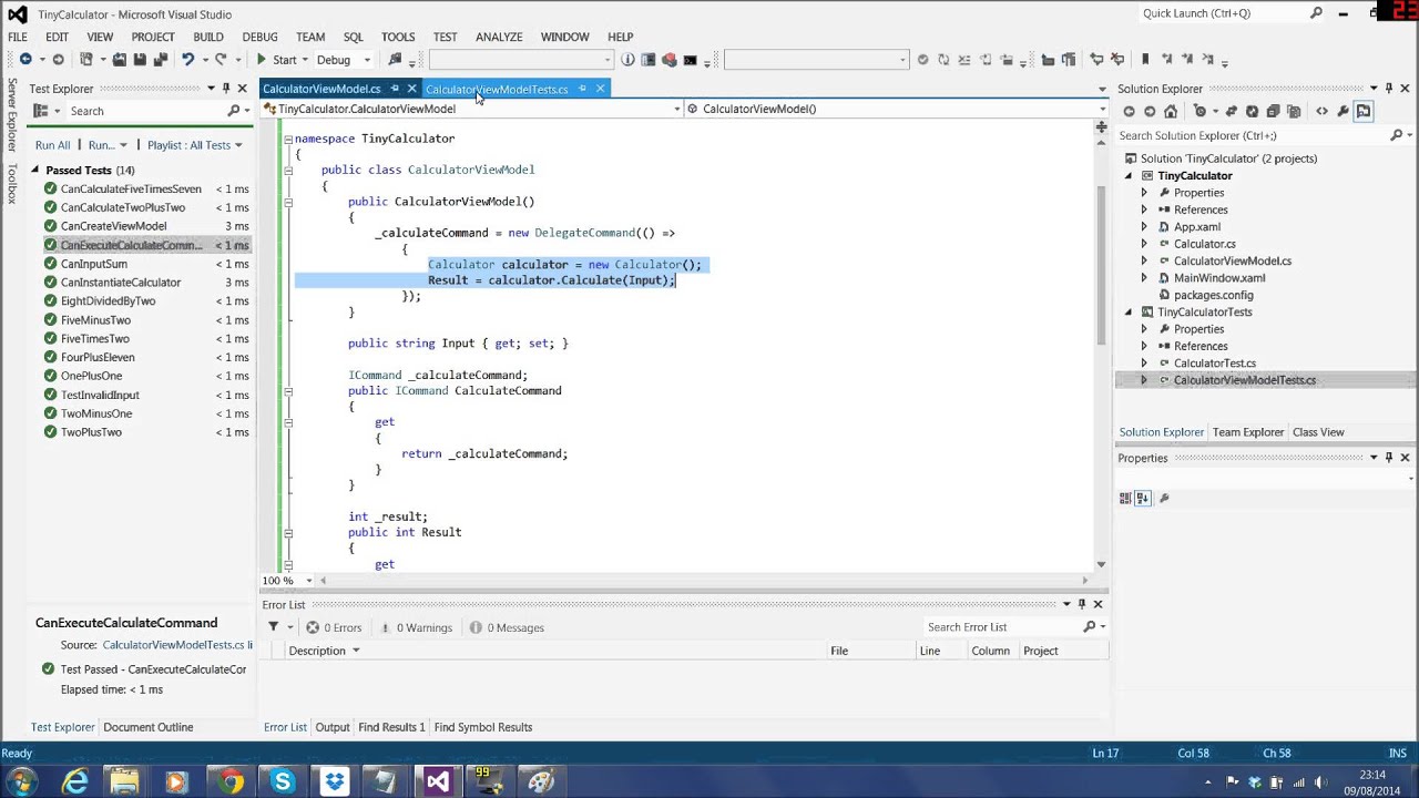 Developing a simple calculator with WPF and TDD (Part 3 of 3) - YouTube