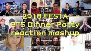 [BTS] 2018 FESTA 방탄 회식 Dinner Party｜reaction mashup