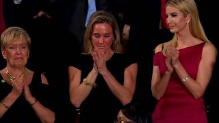 President Trump Honors Fallen Navy Seal Ryan Owens  Wife Receives Standing Ovation