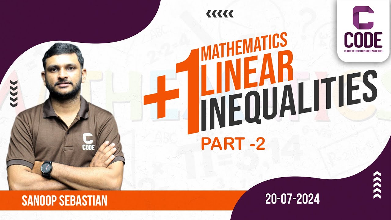 CODE | Explore Linear Inequalities with Sanoop Sir | CODE Future - YouTube