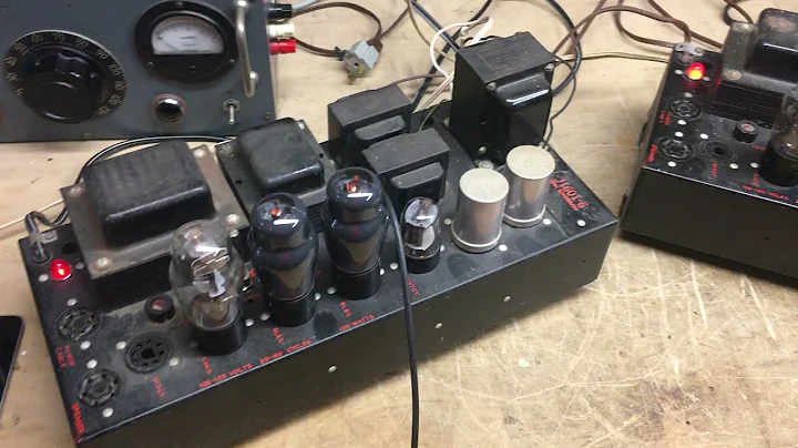 Meissner Model 9-1093 power amplifiers - 6L6 tubes