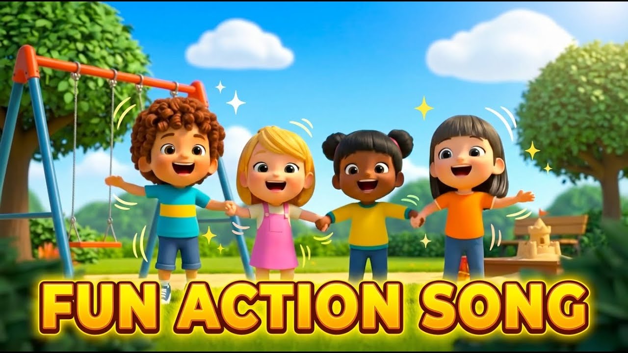 Fun Inmotion Song Fun Action Song for Kids | Learn English Through Movement | VBBS ...