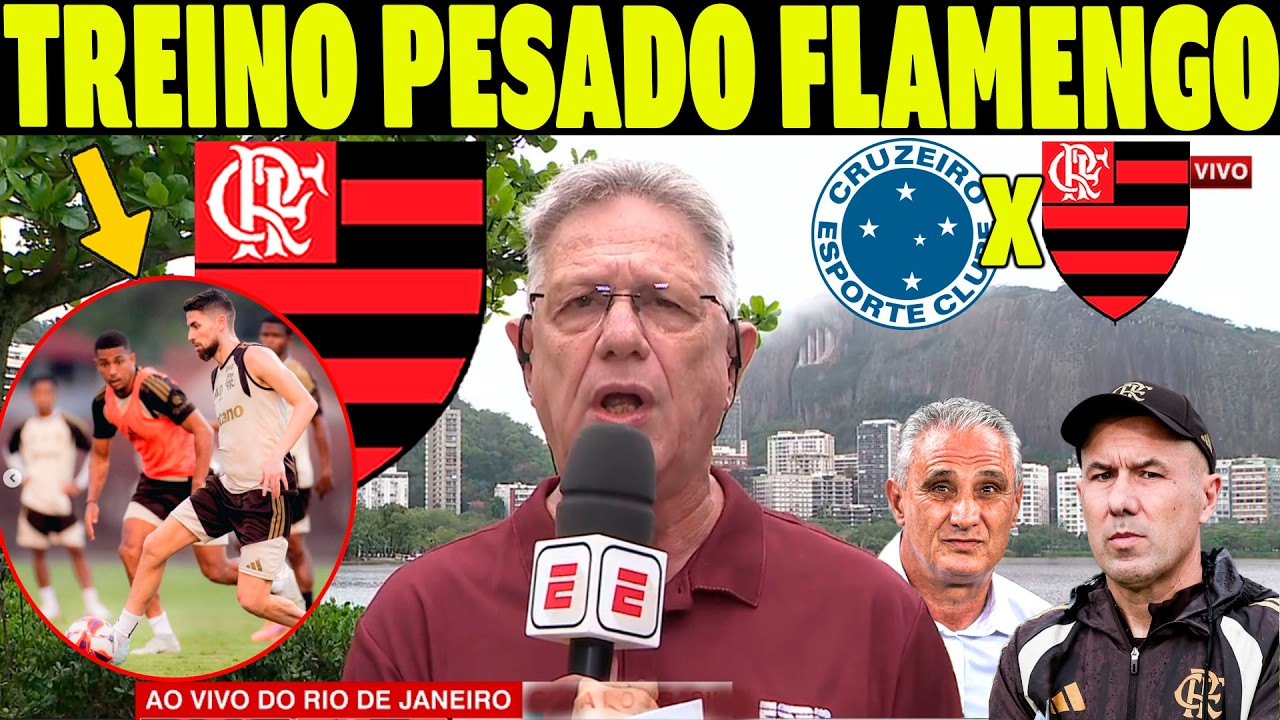 AGORAA!! CICERO MELO TROUXE A INFORMAÇÃO DO FLAMENGO! TREINO PESADO NO FLAMENGO! FLAMENGO HOJE