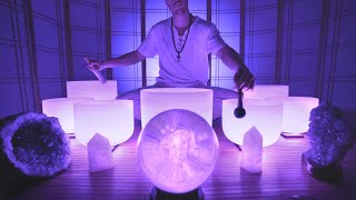432hz Frequency Sound Bath  Pineal Gland Stimulation For Melatonin Production