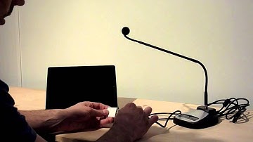 The SpeechWare USB 6-in-1 TableMike With iPad