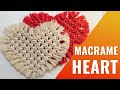 Macrame Heart  Coasters | Valentine's day gift | DIY Tutorial for Beginners
