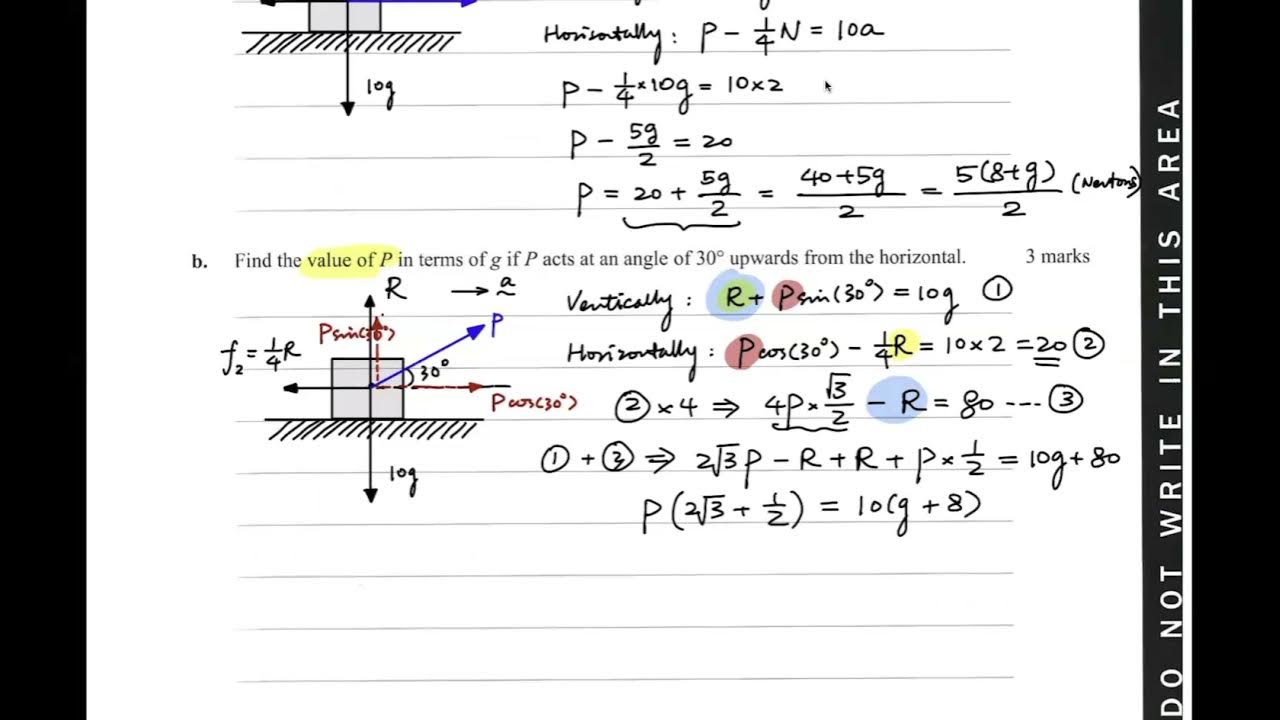 2021 NHT Specialist Maths Exam 1 Suggested Solutions YouTube