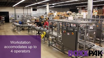 Use the BoxxPak to load pouches into cases