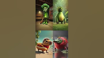 🌈✨Italian Brainrot Animals Re-evolution 008 🧠➡️🍍 #shorts​ #memes #tralalero #brainrot