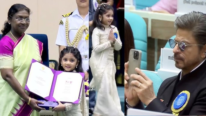 Marathi Child Artist Treesha Vivek Thosar National Award For Naal 2 | 71st National Film Awards - YouTube