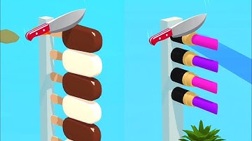 Slice It All Gameplay! Satisfying and Relaxing ASMR Slicing Video