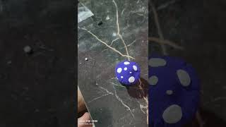 🍄Cute Clay Mushroom Making Tutorial 😍 DIY Mini Mushroom Craft #clayart #miniature #viralshorts