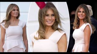 GORGEOUS! The Outfit Melania Was Wearing Today At White House Grabbed Everyone’s Attention [PHOTOS]