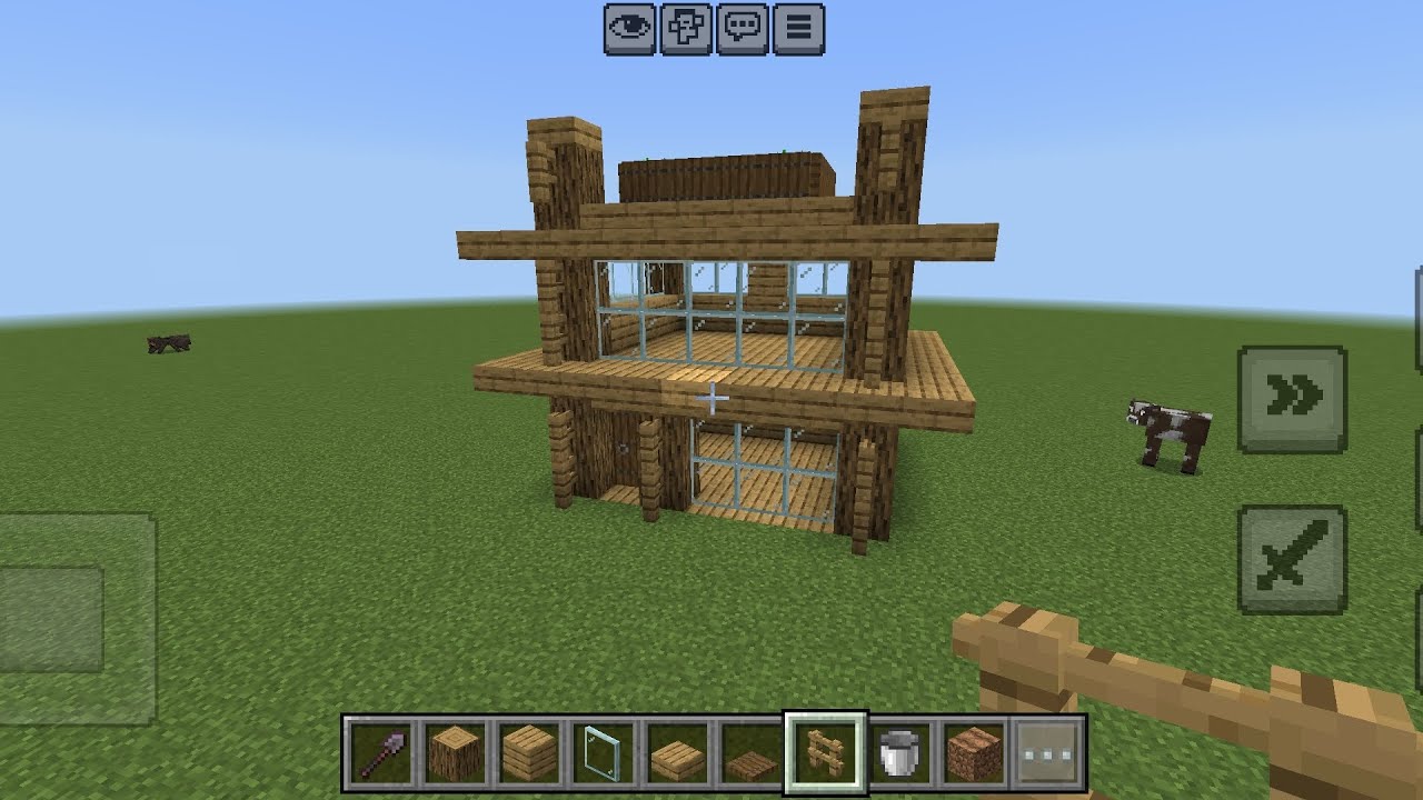 WOODEN HOUSE TUTORIAL SUBSCRIBE FOR MORE ❤️