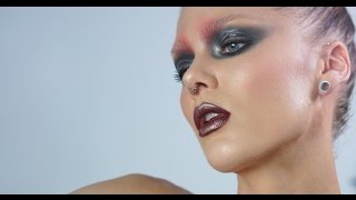 Weird Editorial Makeup With Bleached Brows - Linda Hallberg Makeup Tutorials