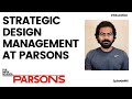 Strategic Design Management at Parsons School of Design || D' Education