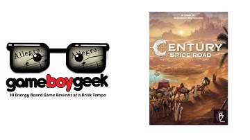 Century: Spice Road (Allegro 2-min) Review with the Game Boy Geek