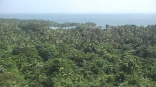 AERIAL VIEW OF CAR NICOBAR ISLAND AS ON (24 -01- 2014),ANDAMAN,INDIA