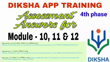 Nistha Module- 10, 11, & 12  quize answer