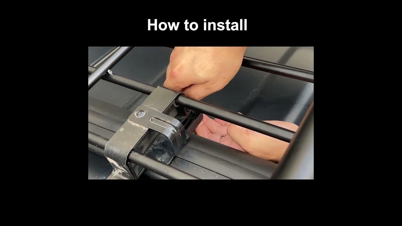 How to install Roof Rack Cargo Carrier Basket for your car? boardroad