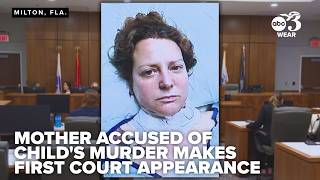 Milton mother accused of daughter's murder makes 1st court appearance from hospital bed