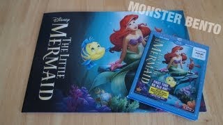 The Little Mermaid Diamond Edition Blu-Ray Dvd With Disney Store Lithographs Unboxing & Review